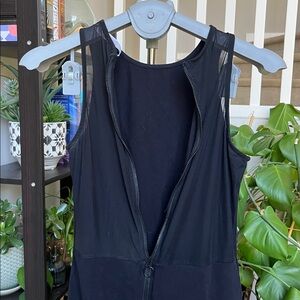 Twik 🌿 Black Mesh Back Dress